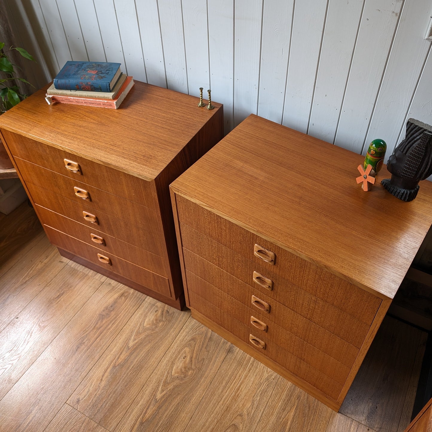 Pair of Danish Mid Century Drawers