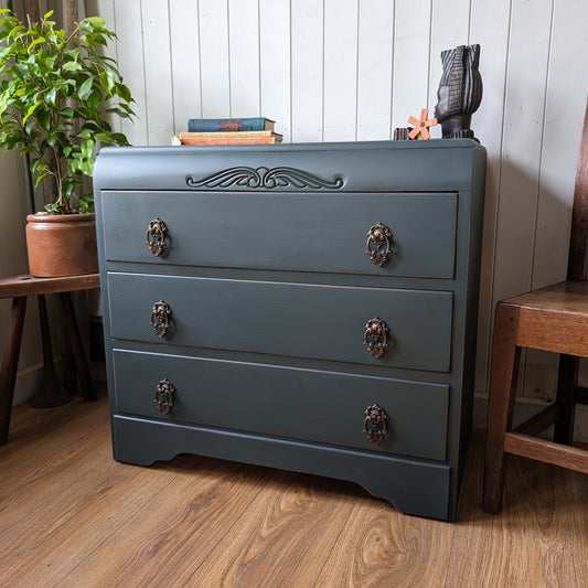 Small Painted Vintage Chest of Drawers
