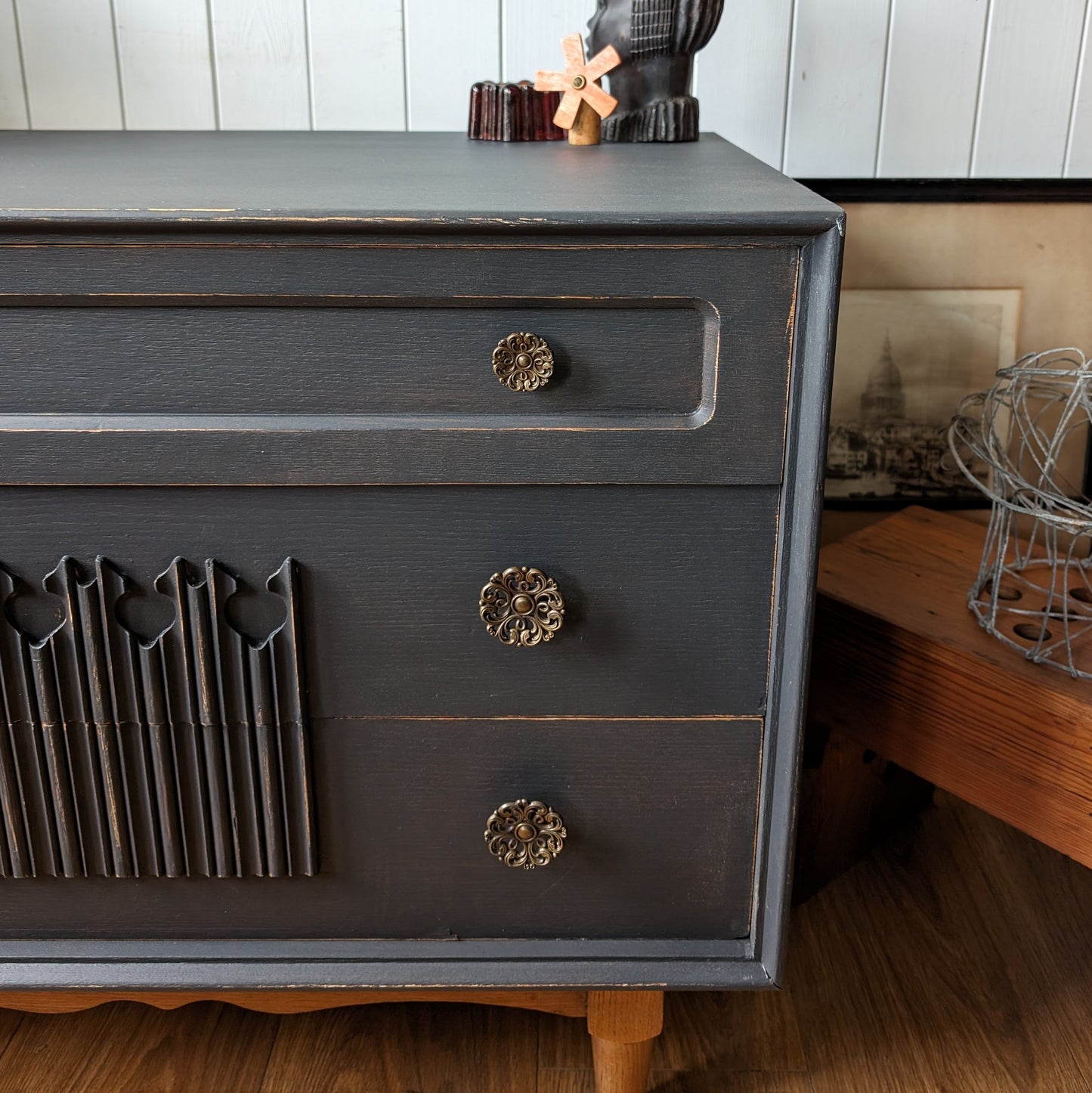 Small Painted Vintage Chest of Drawers