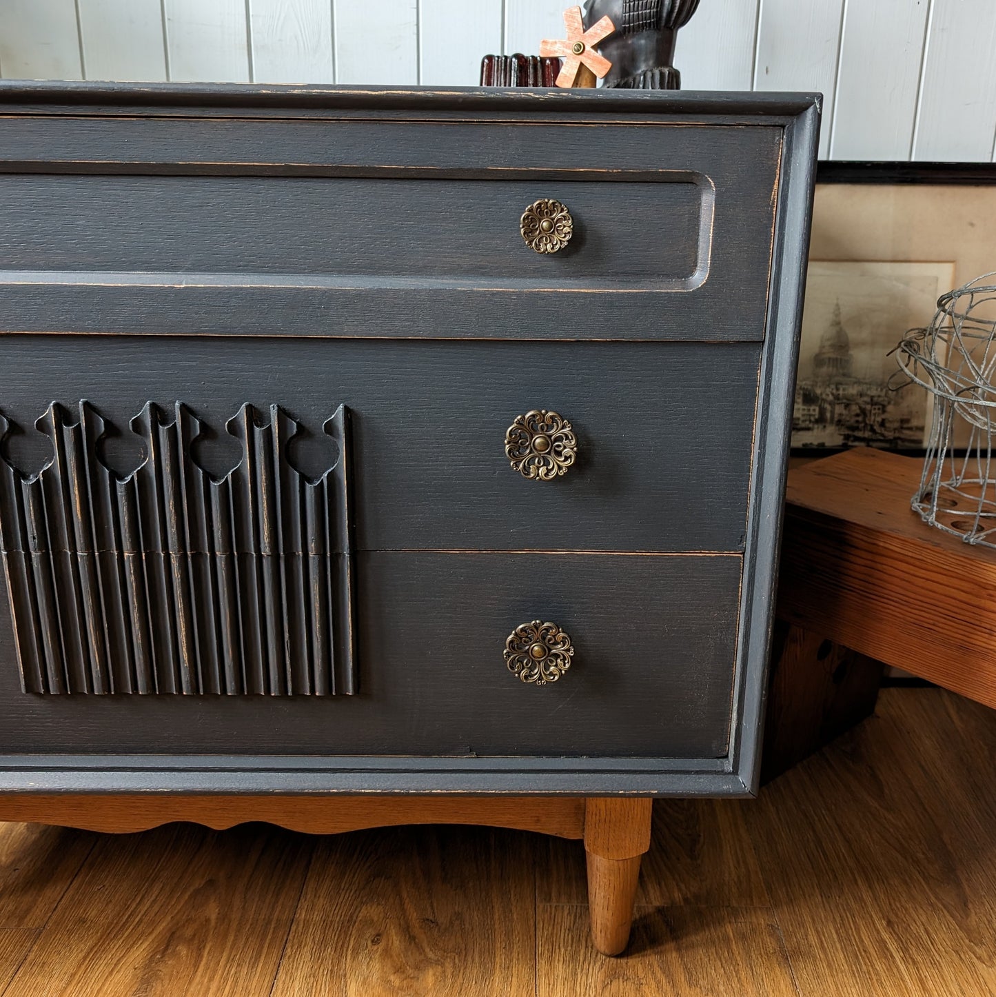 Small Painted Vintage Chest of Drawers