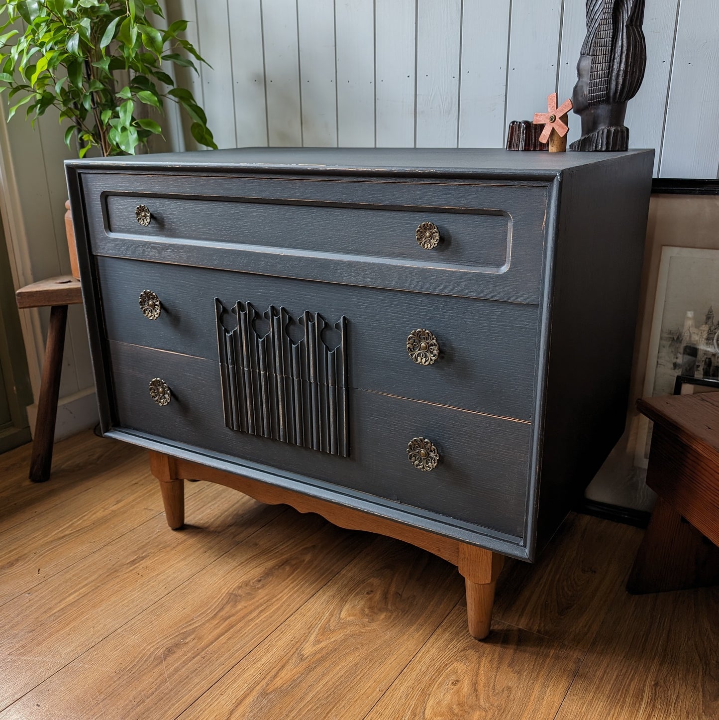 Small Painted Vintage Chest of Drawers