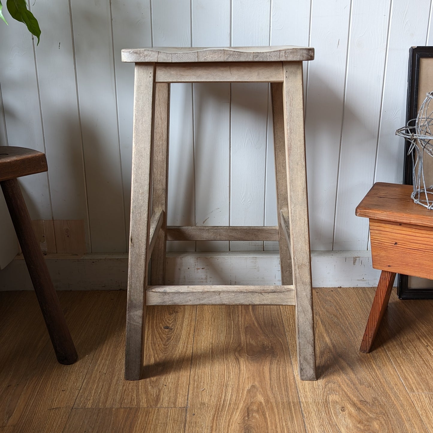 Rustic School Stool