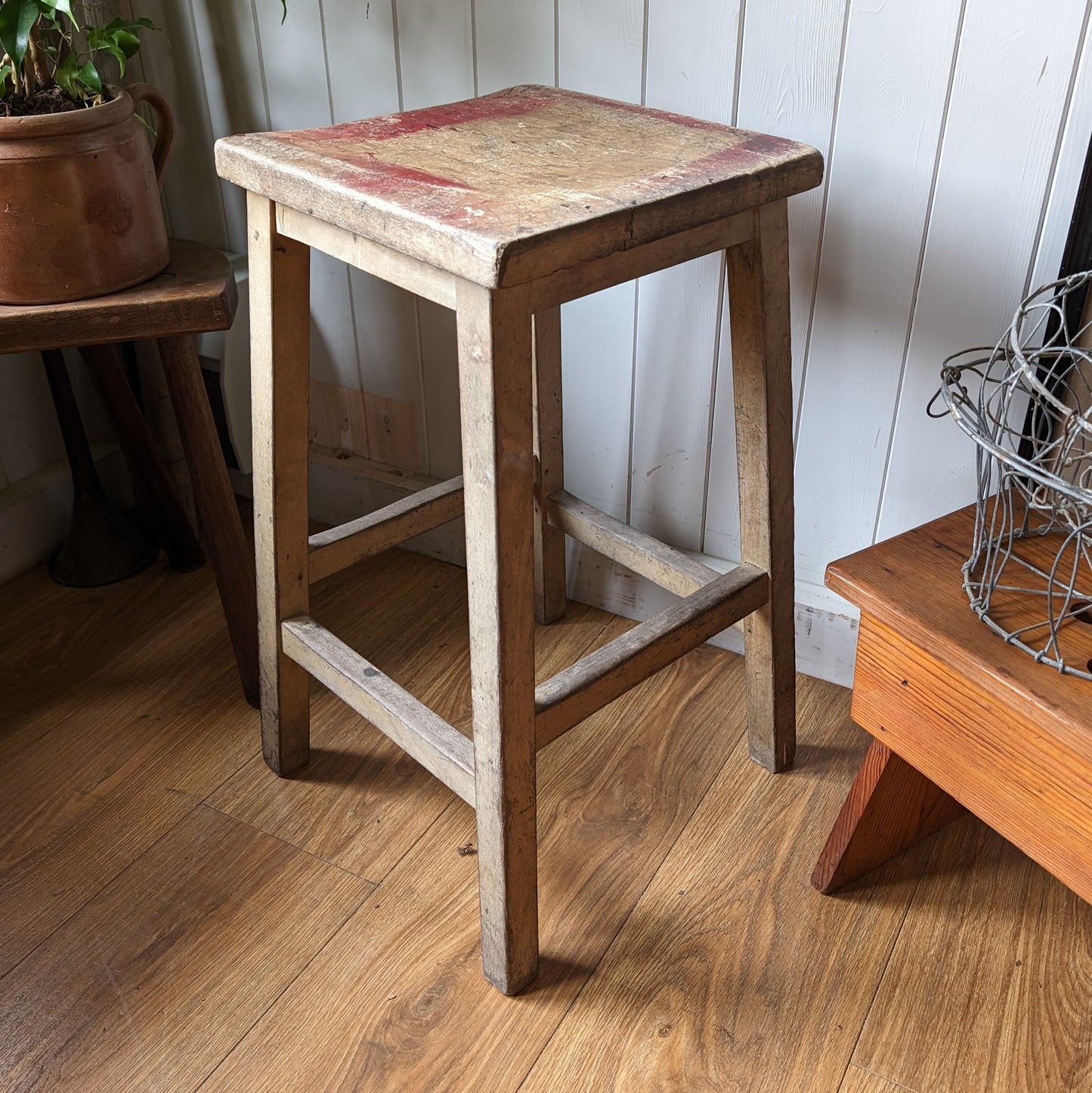 Vintage School Stool