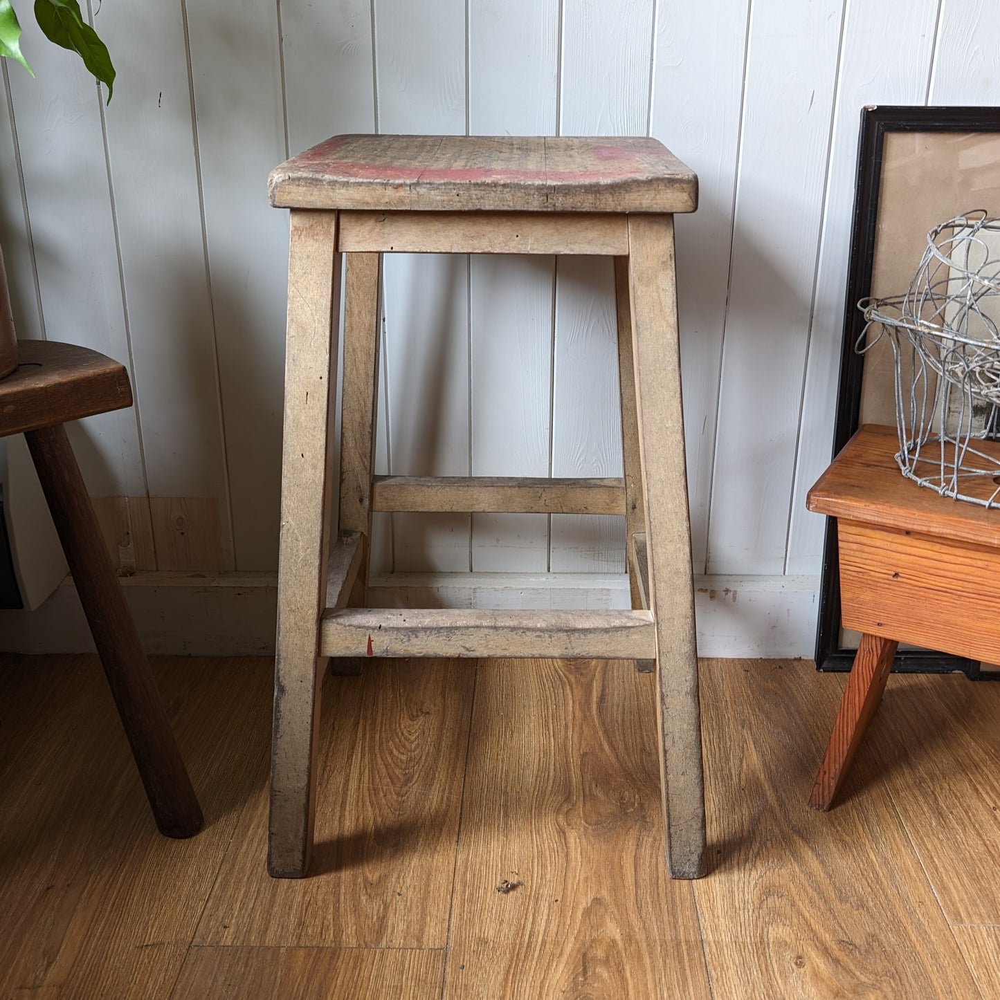 Vintage School Stool