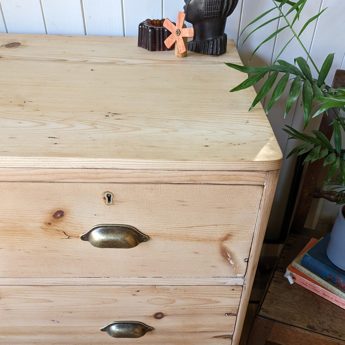 Bleached Victorian Pine Chest of Drawers