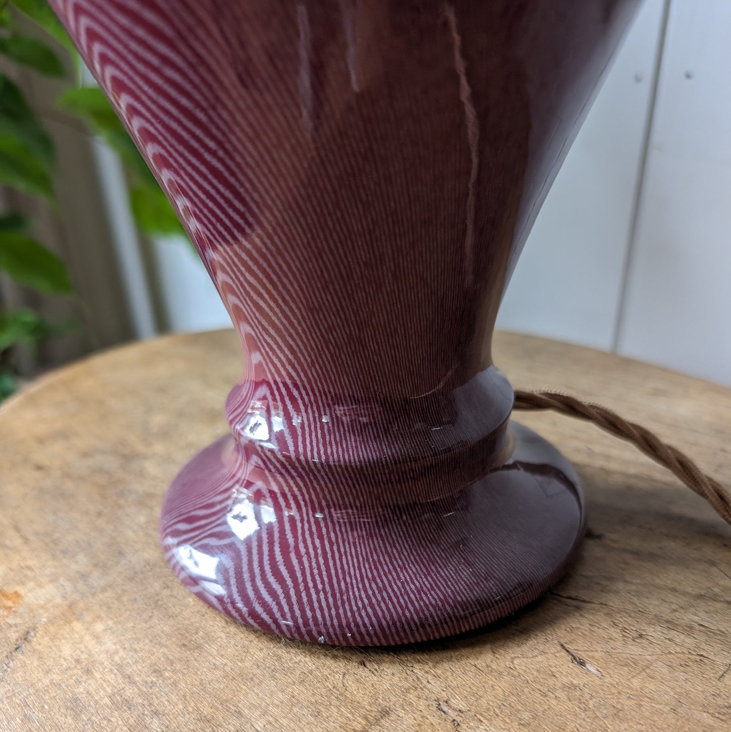 1980s Two Tone Table Lamp