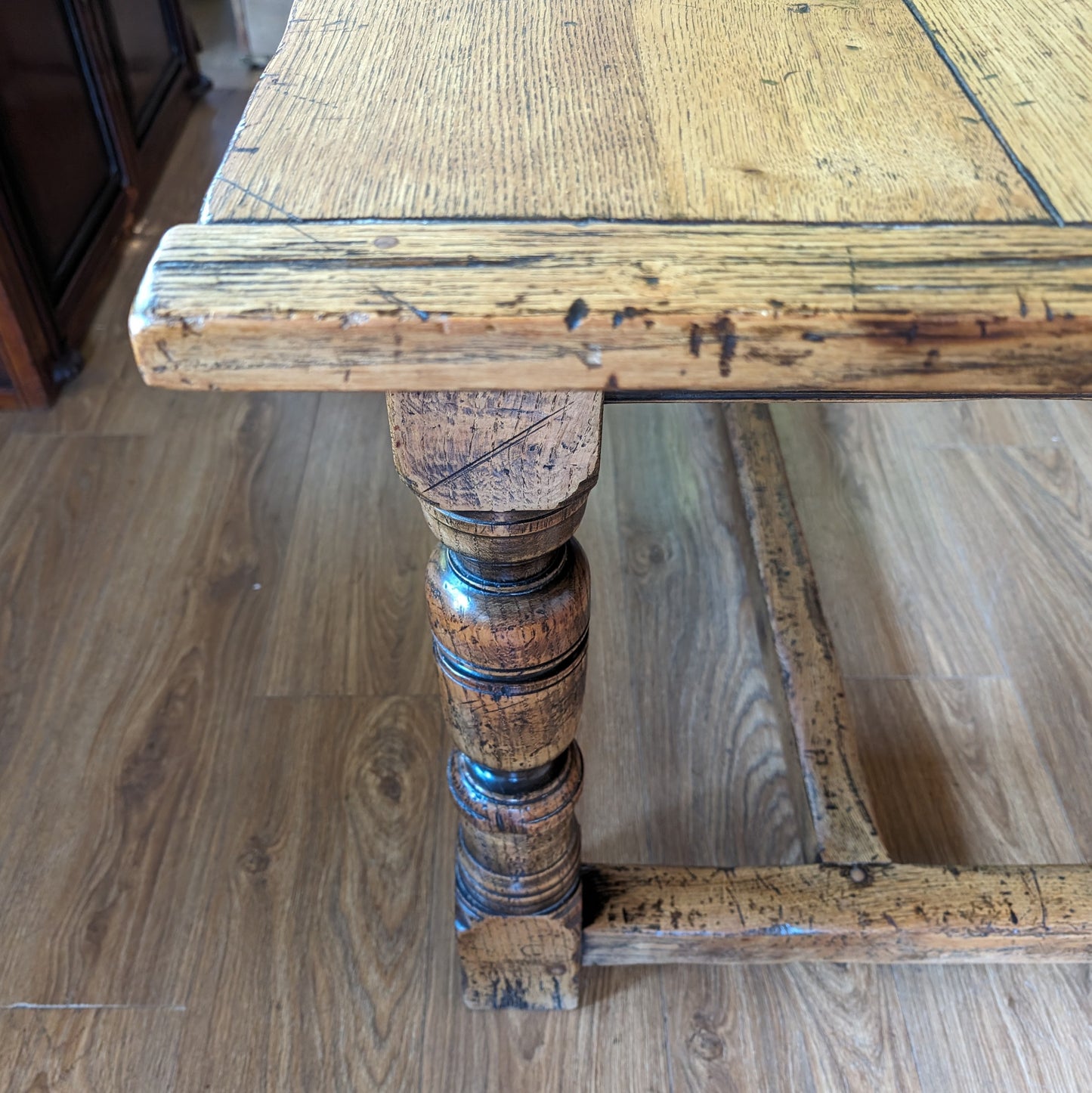 Antique Oak Refectory Table