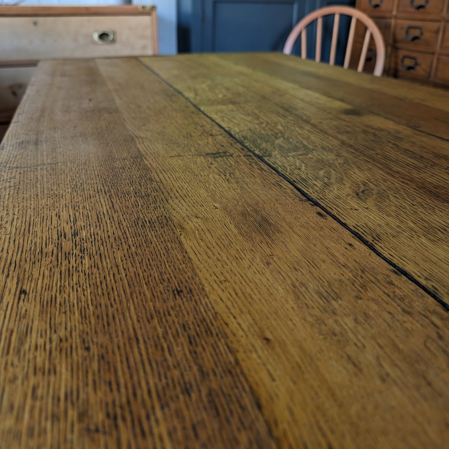 Antique Oak Refectory Table