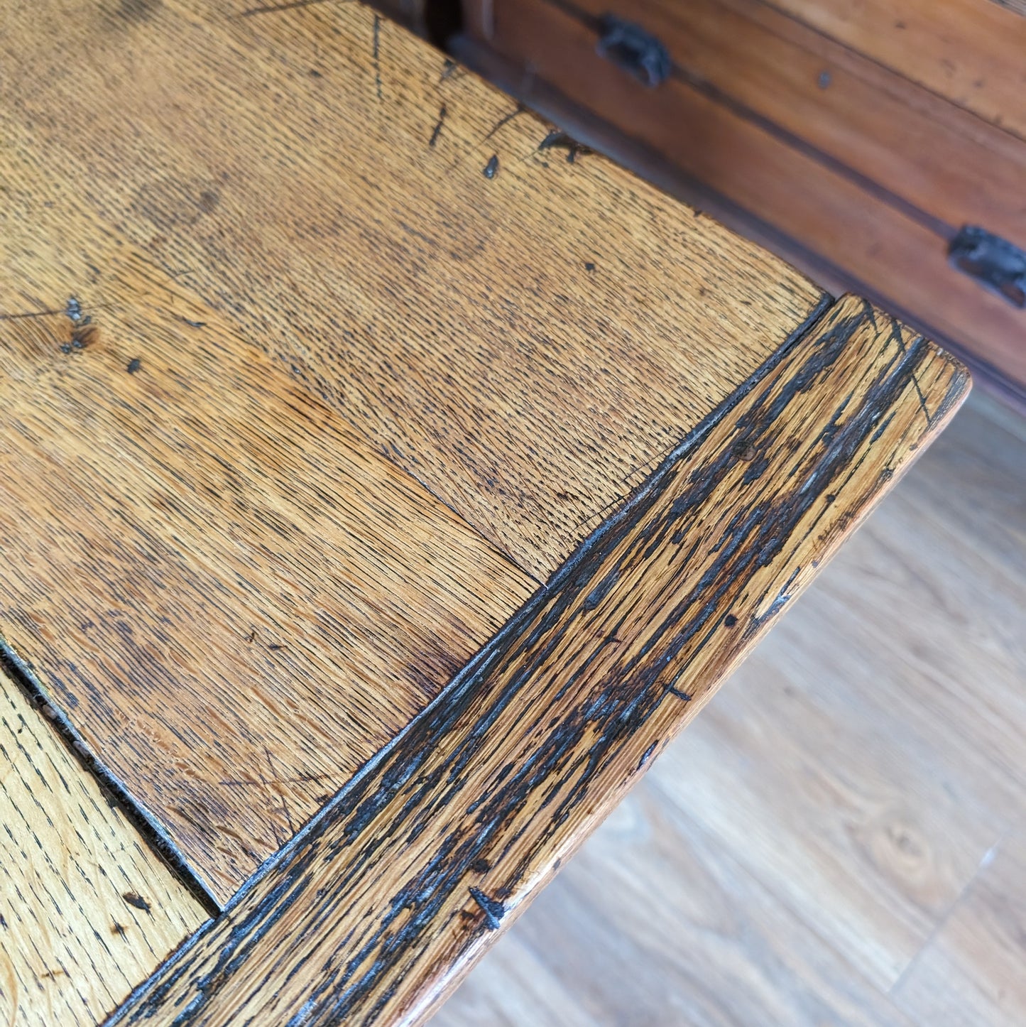Antique Oak Refectory Table