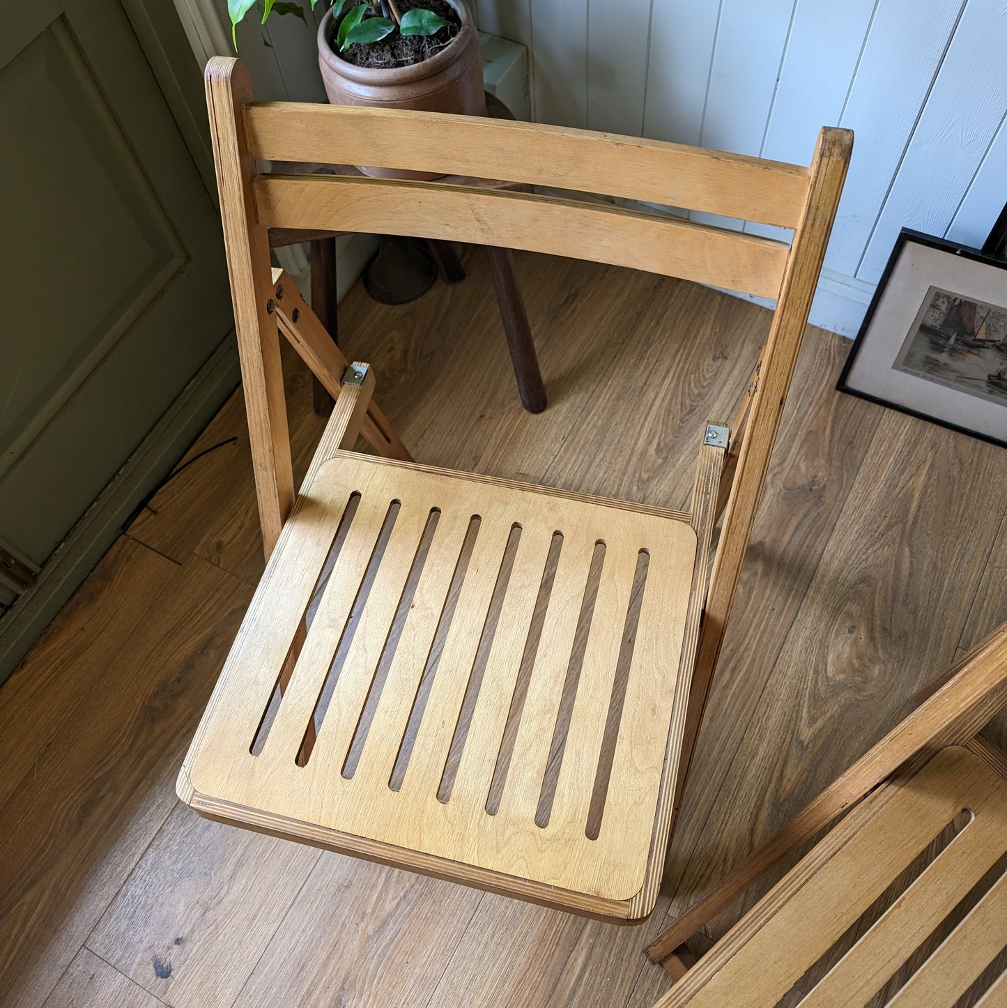 Mid Century Folding Chairs