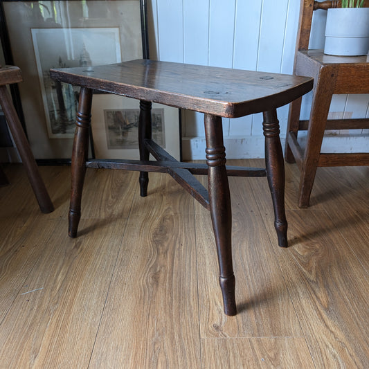 Victorian Pine Stool
