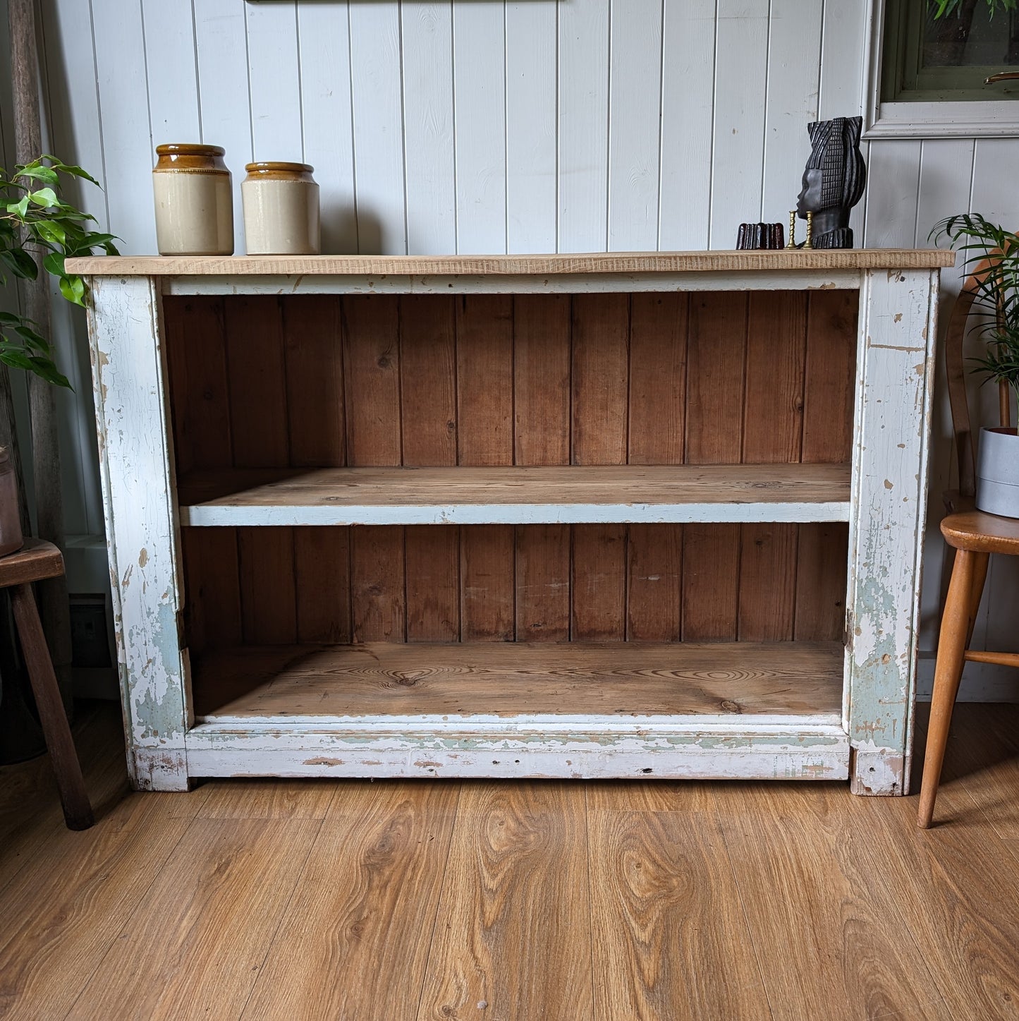 Victorian Pine Shelving Unit