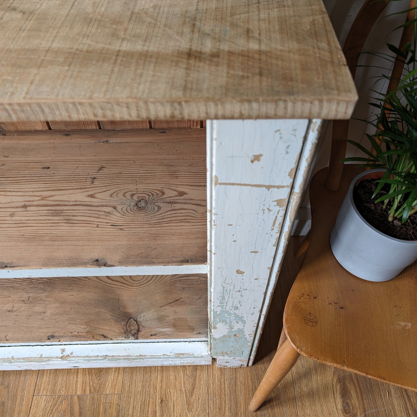 Victorian Pine Shelving Unit