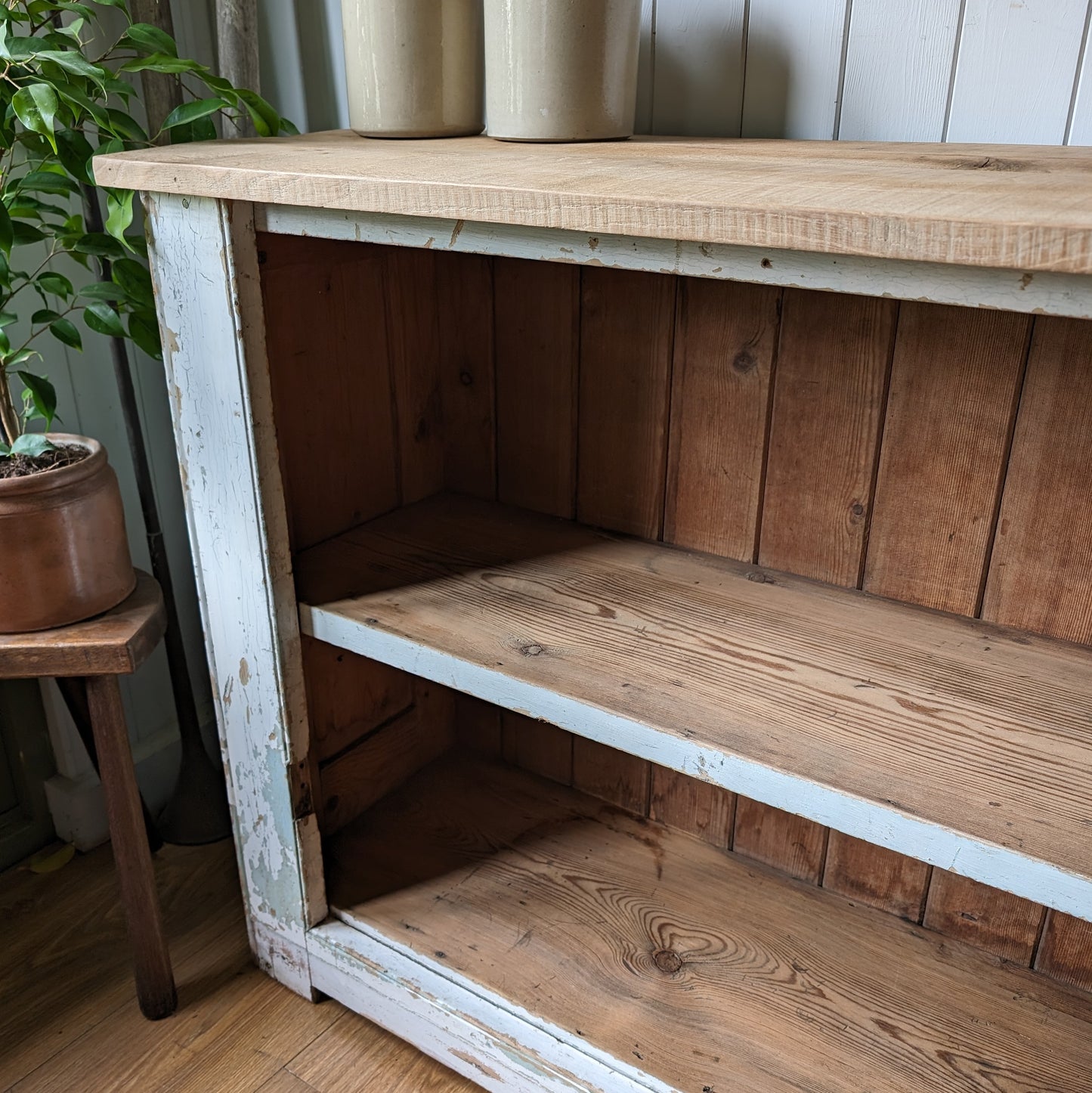 Victorian Pine Shelving Unit