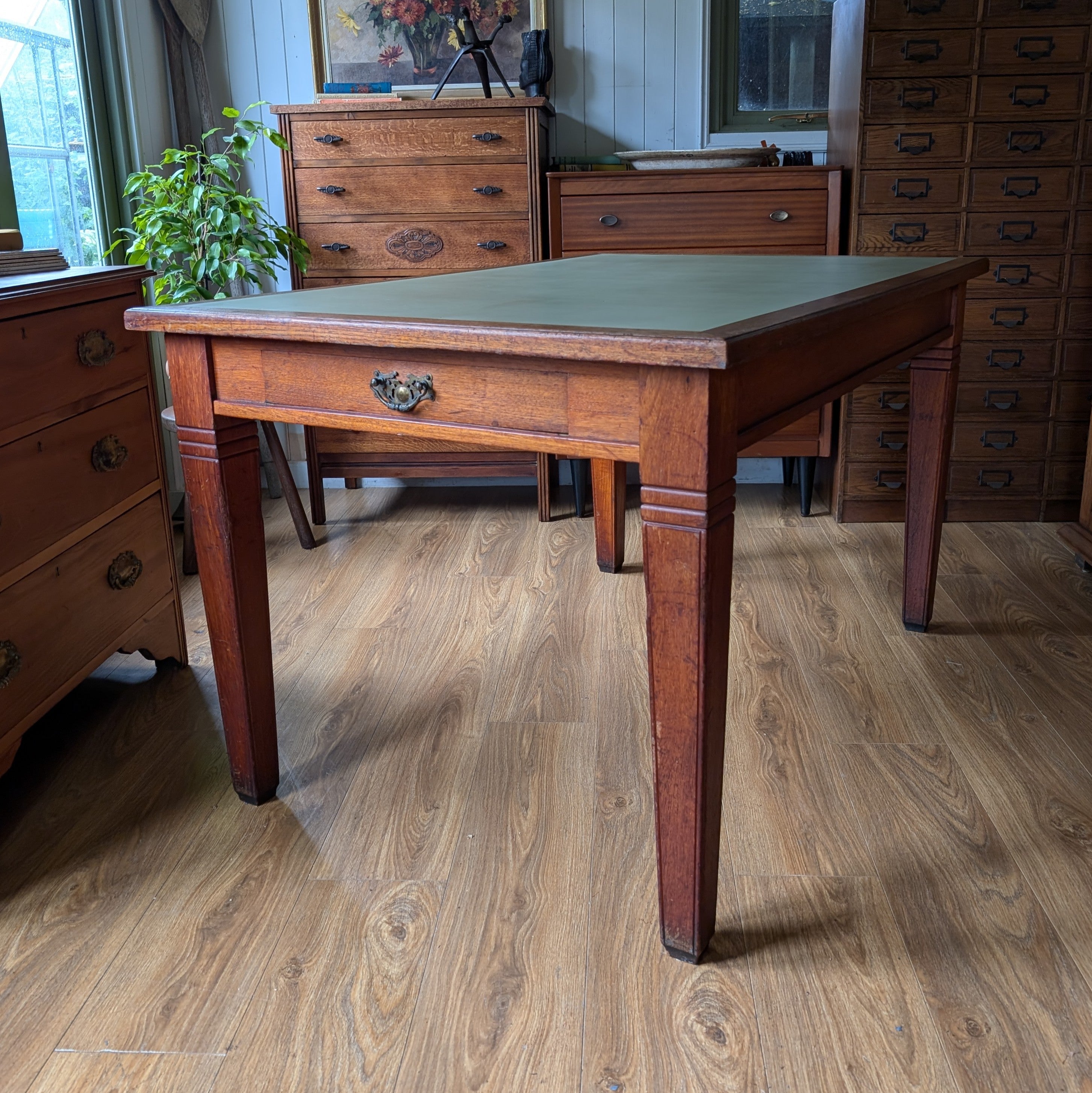 Edwardian Library Table – Henry Paints Furniture