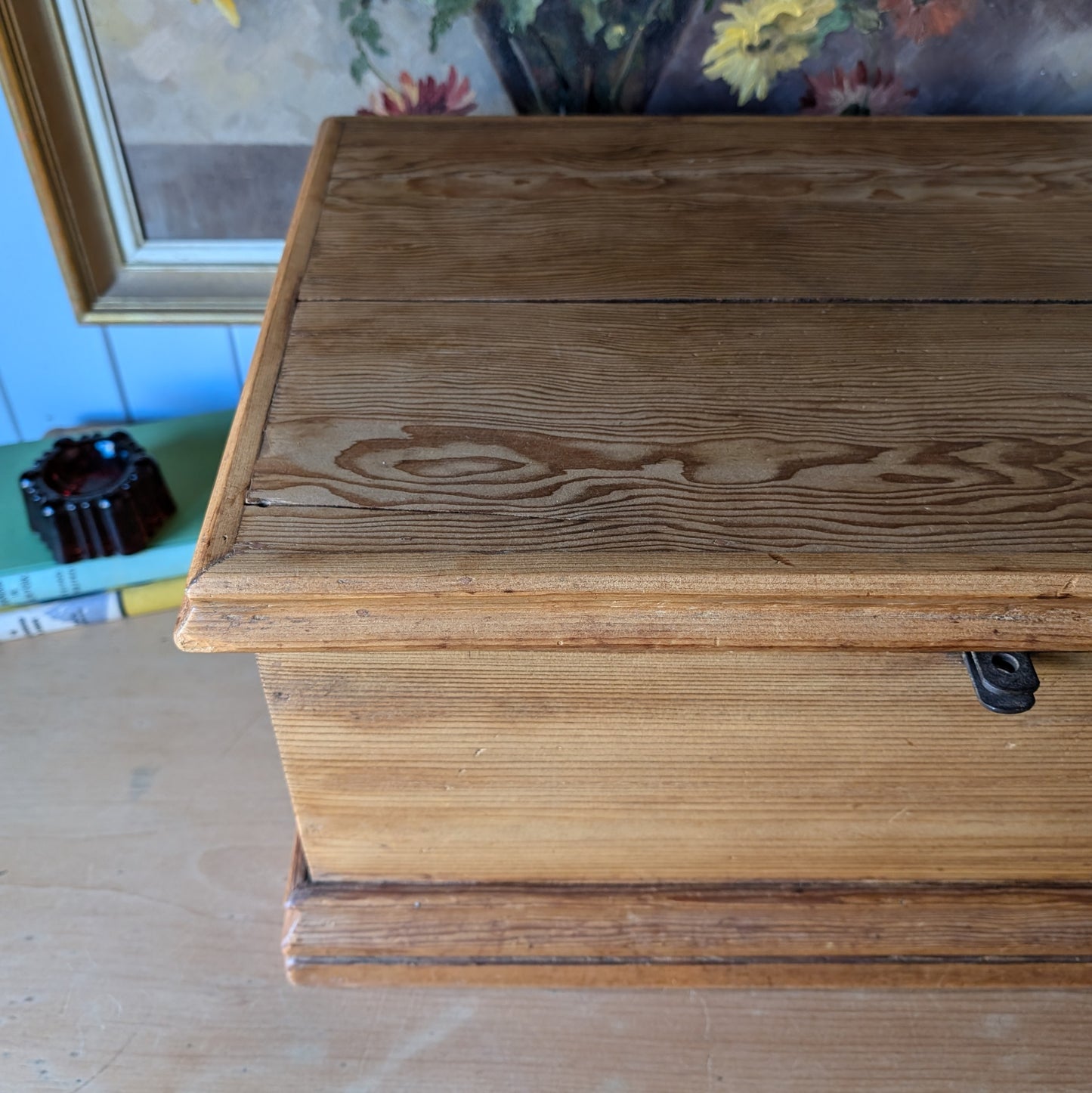 Tiny Victorian Pine Chest