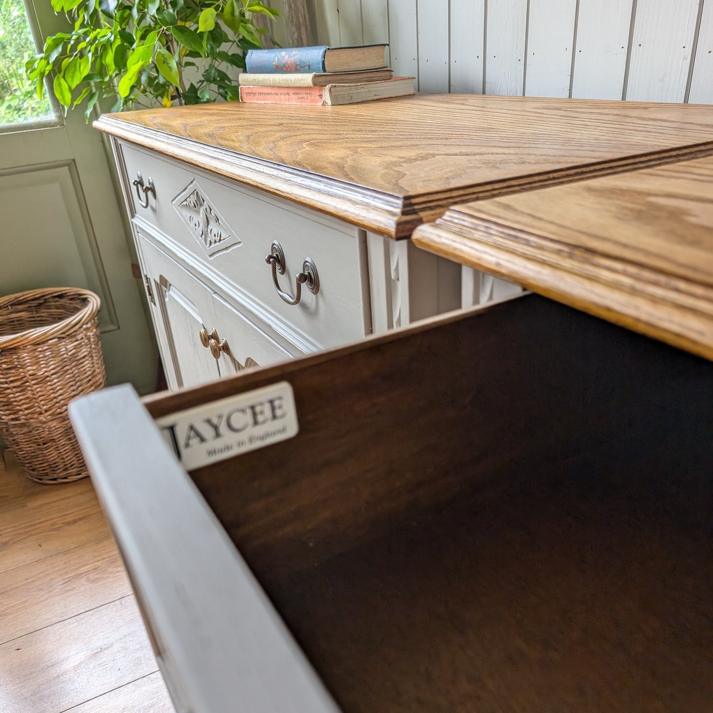 Pair of Vintage Painted Cupboards