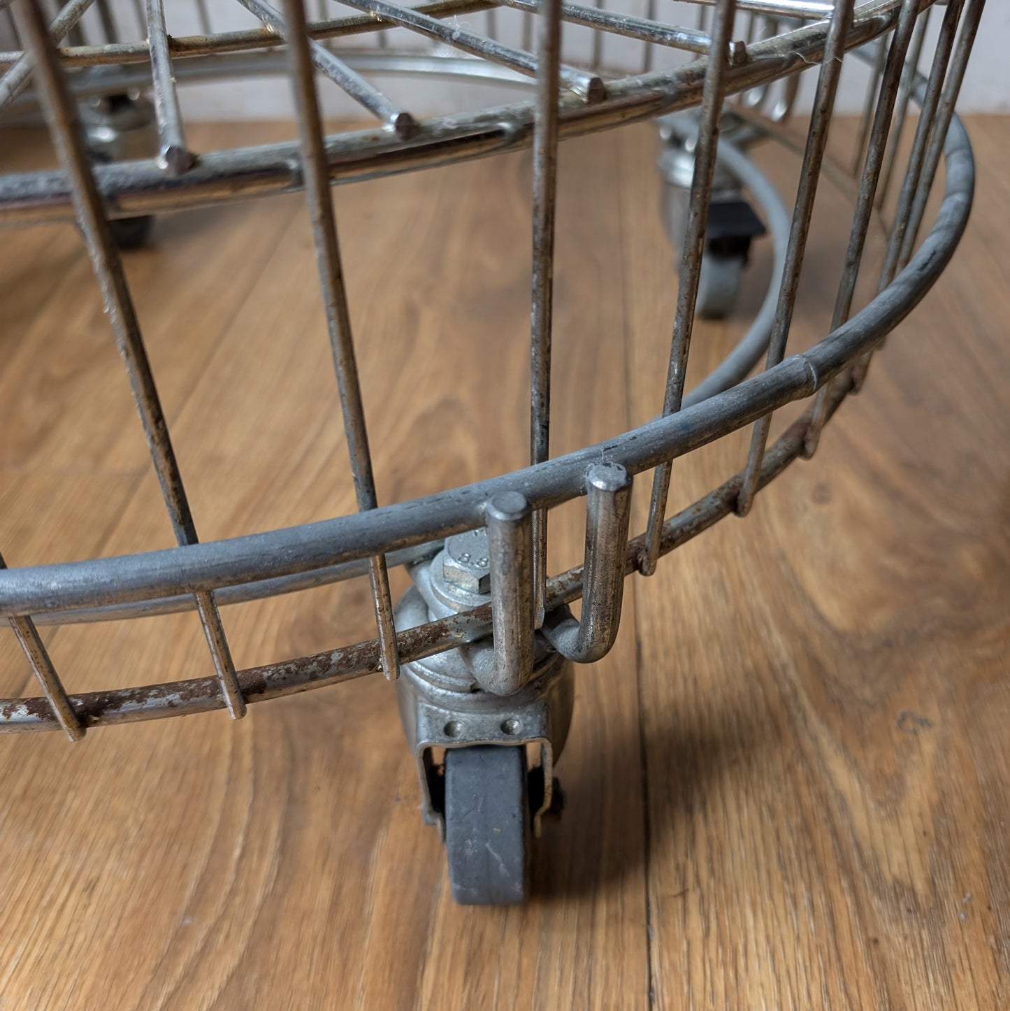 Large Industrial Basket on Wheels