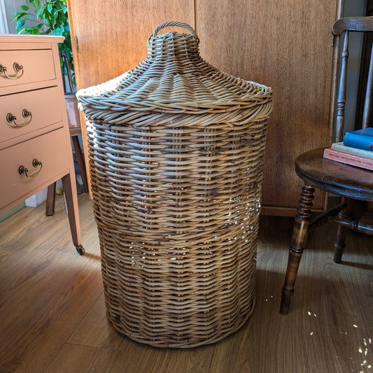 Large Vintage Laundry Basket