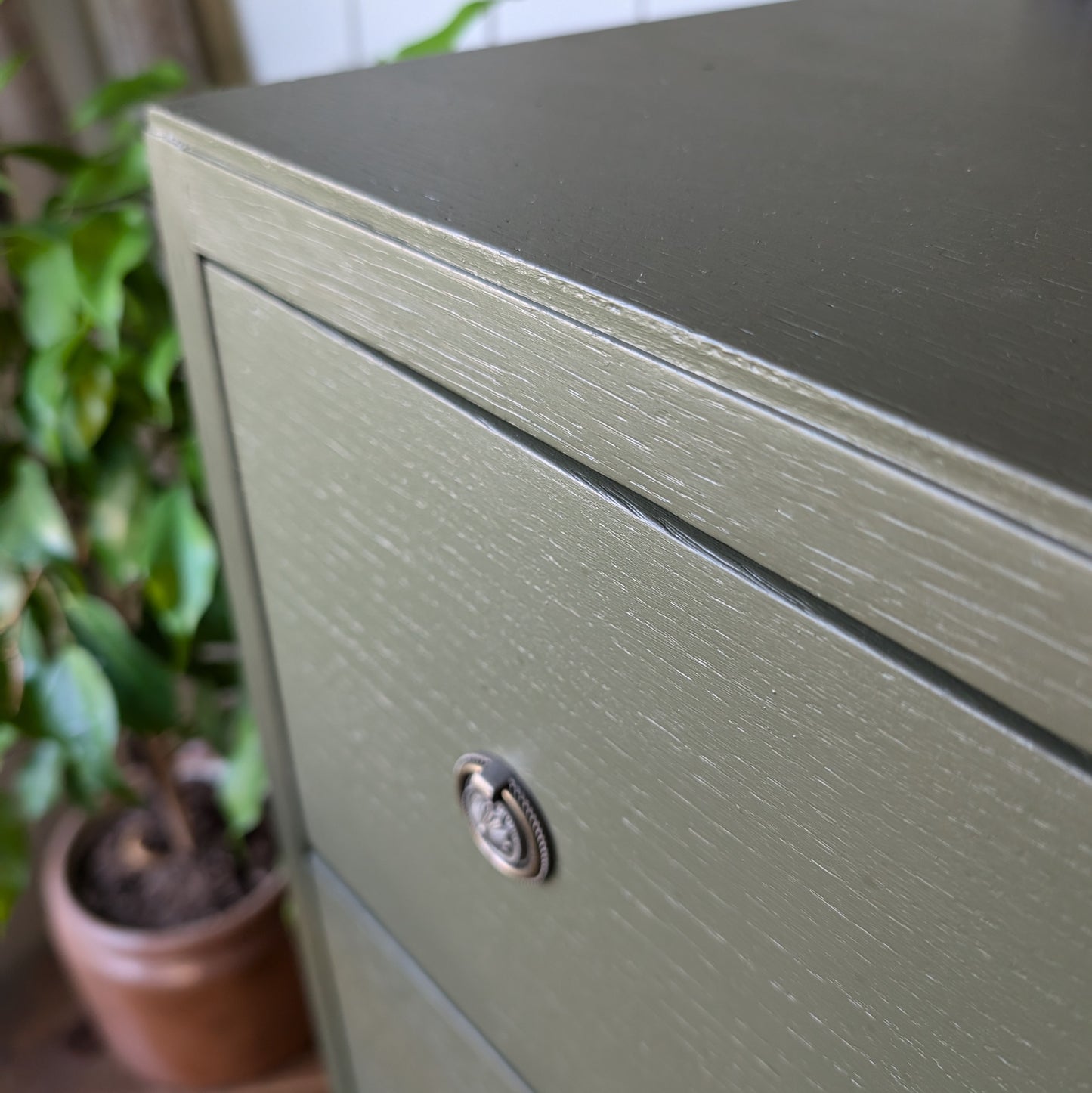 Tall and Slim Vintage Chest of Drawers