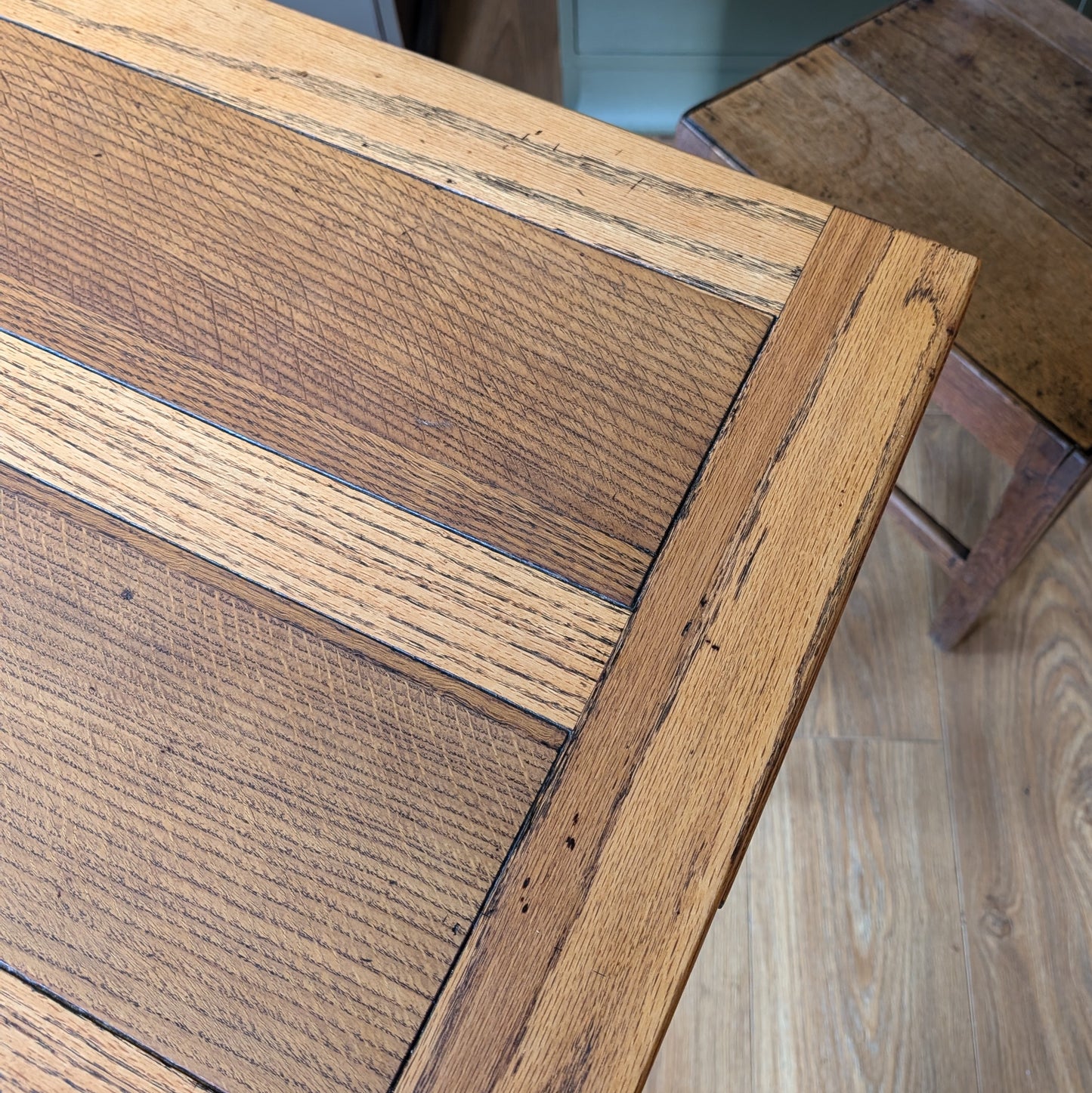 Vintage Oak Draw Leaf Table