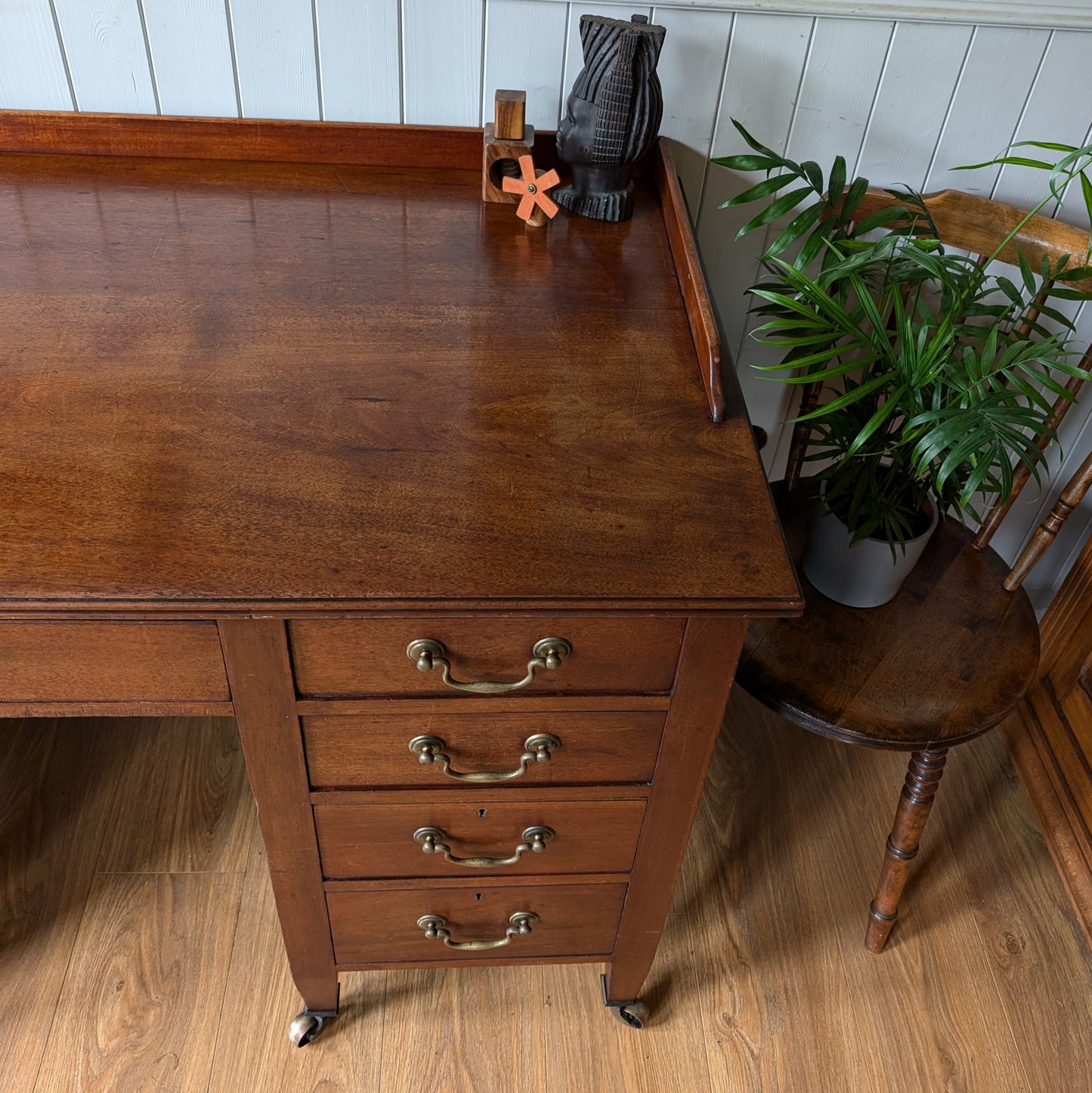 Edwardian Twin Pedestal Desk