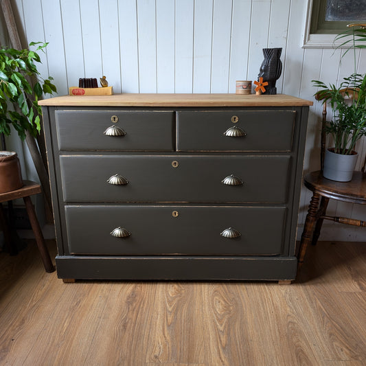 Painted Victorian Chest of Drawers