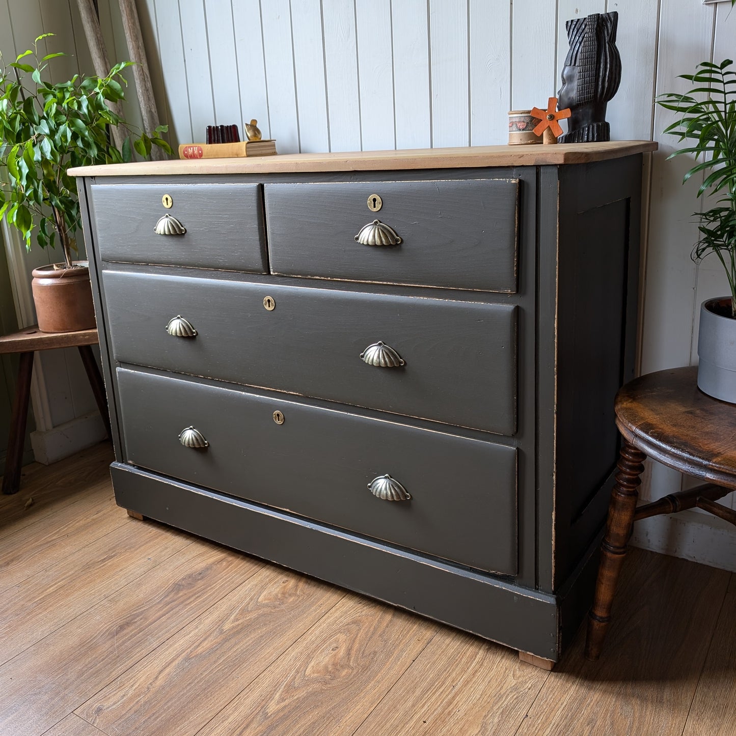 Painted Victorian Chest of Drawers