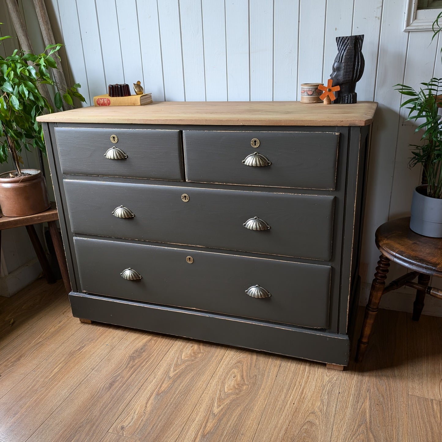 Painted Victorian Chest of Drawers