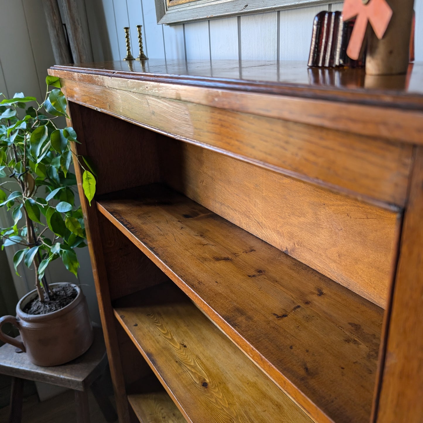 Vintage Oak Bookcase
