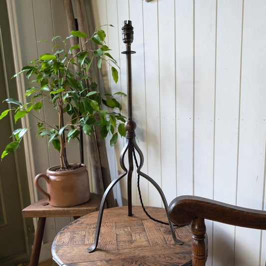 Antique Wrought Iron Lamp