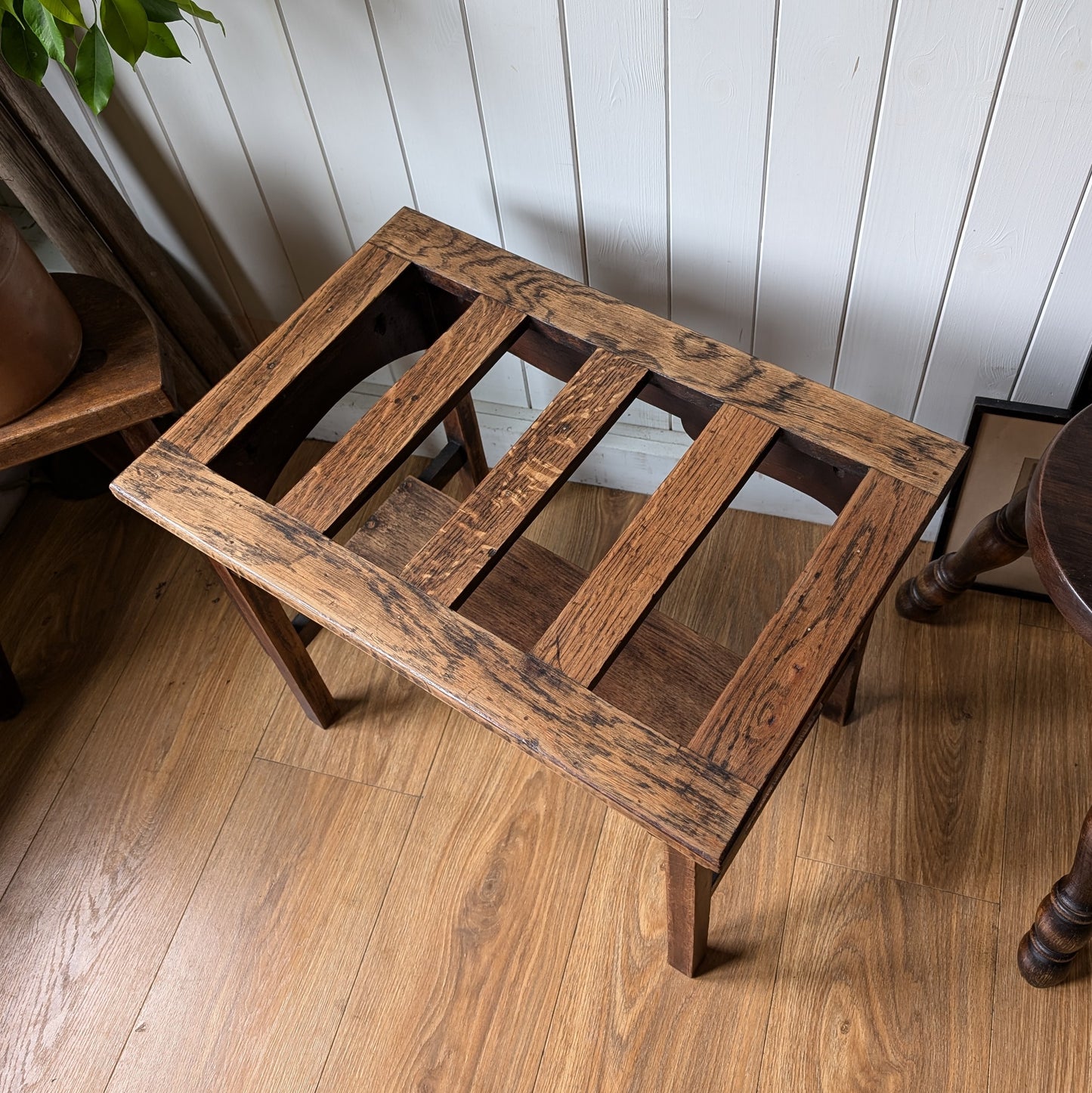 Antique Luggage Stand