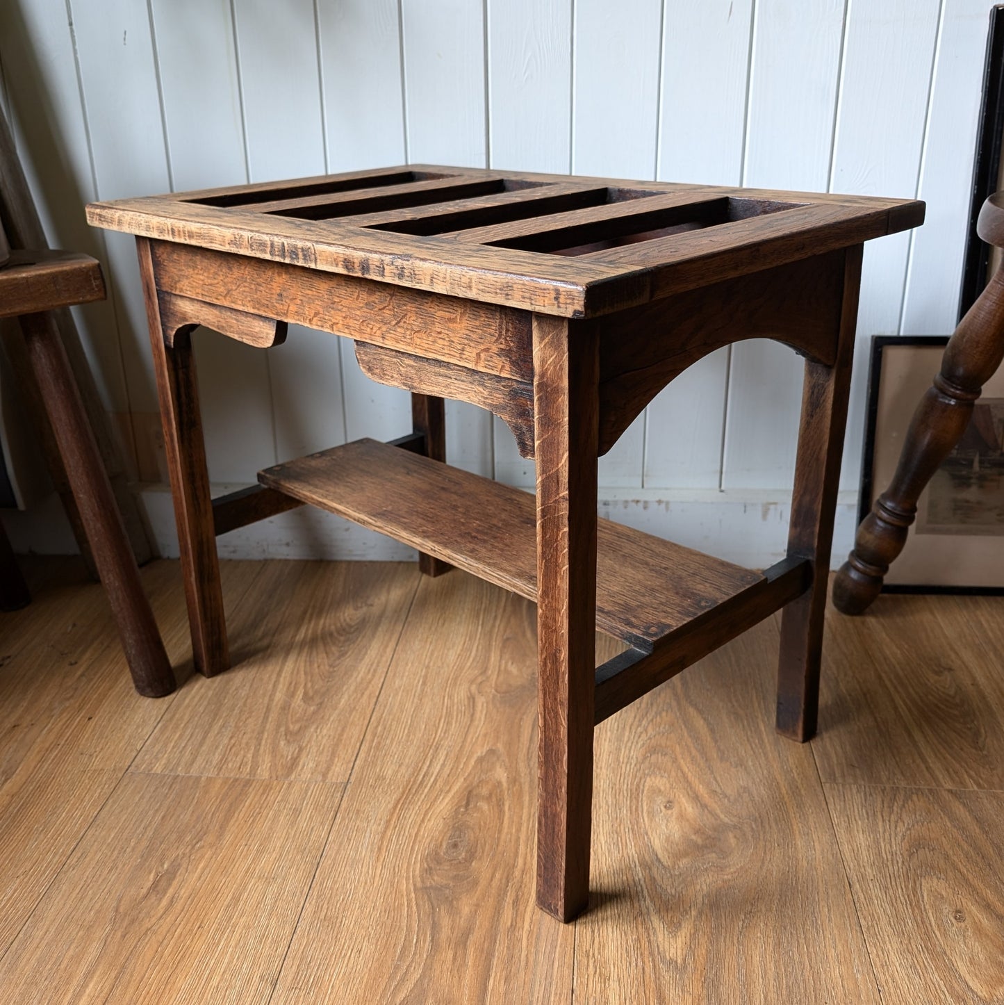 Antique Luggage Stand