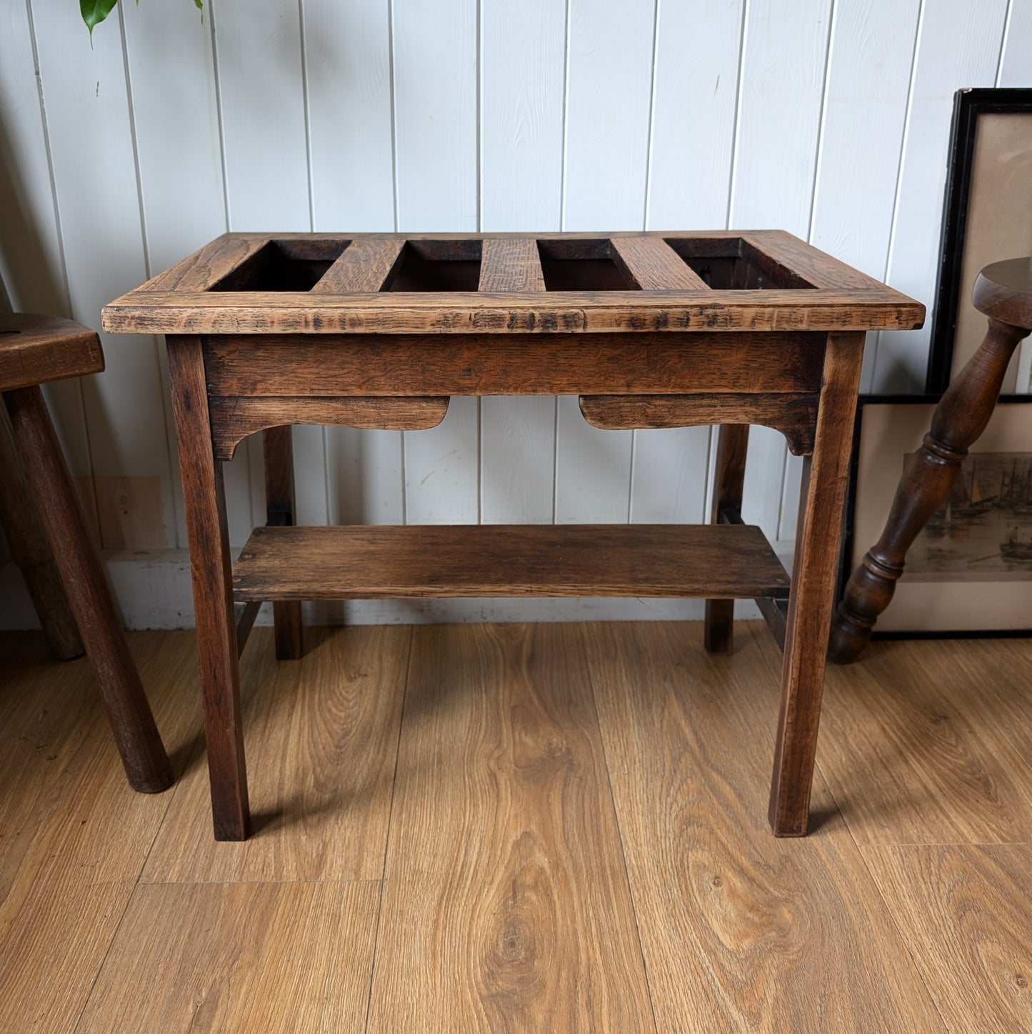 Antique Luggage Stand