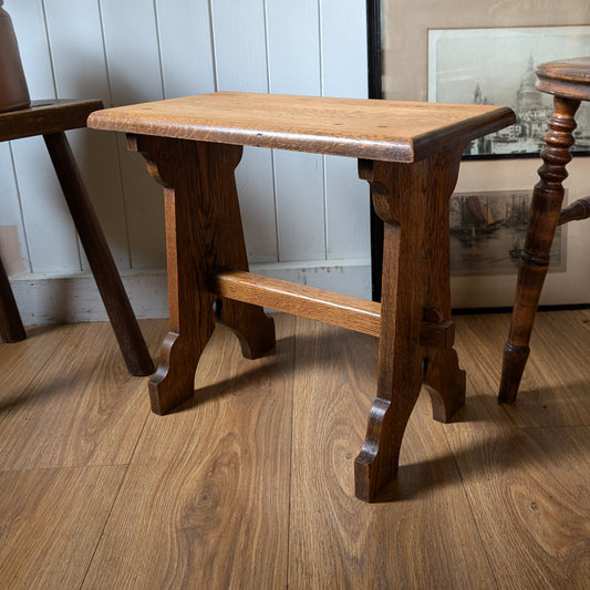 Small Antique Oak Side Table