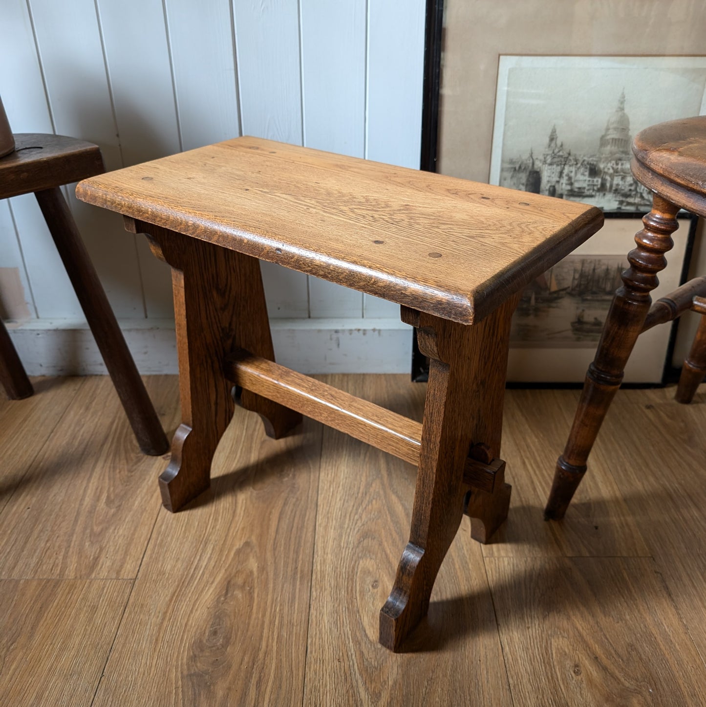 Small Antique Oak Side Table