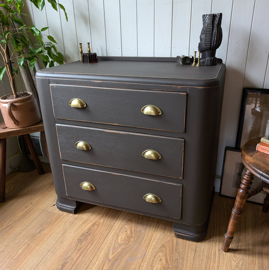 Small Vintage Painted Chest of Drawers