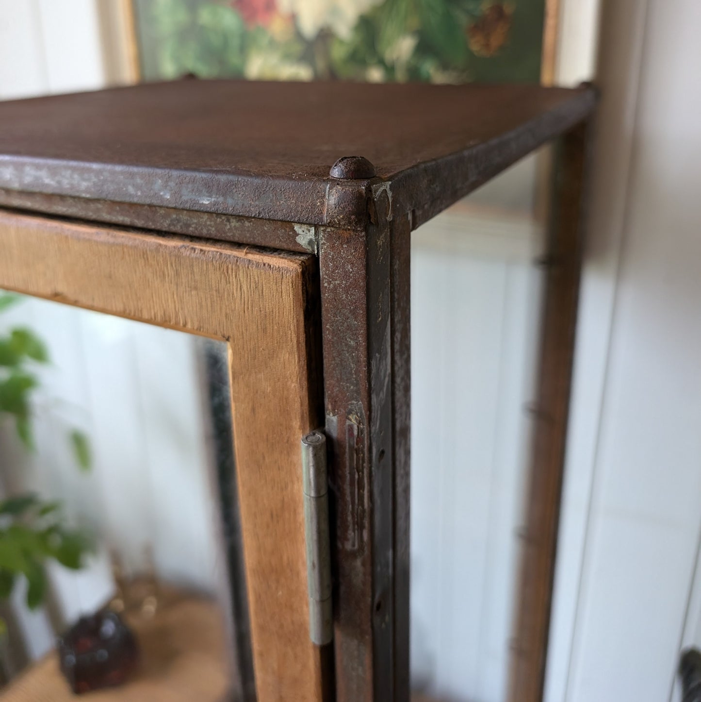 Vintage Industrial Display Case