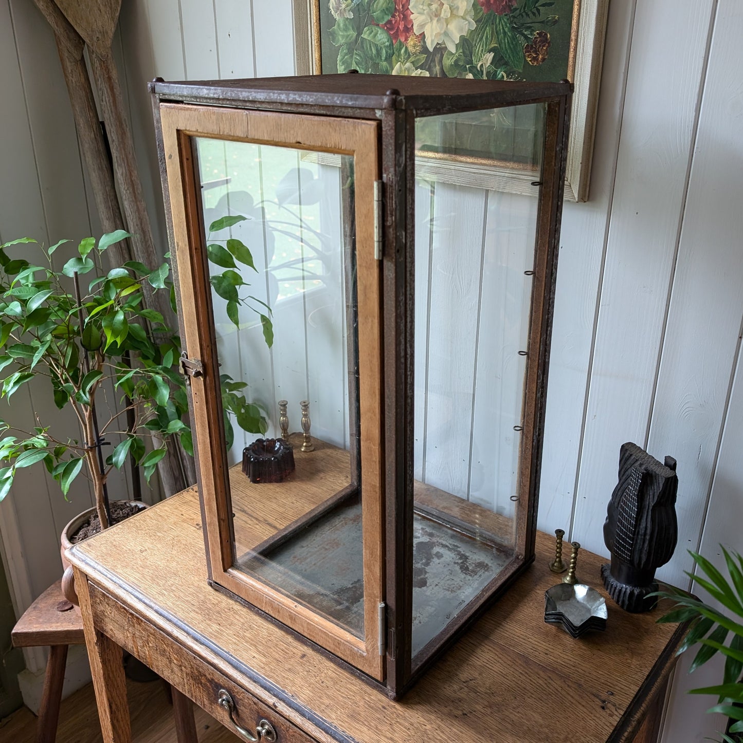 Vintage Industrial Display Case