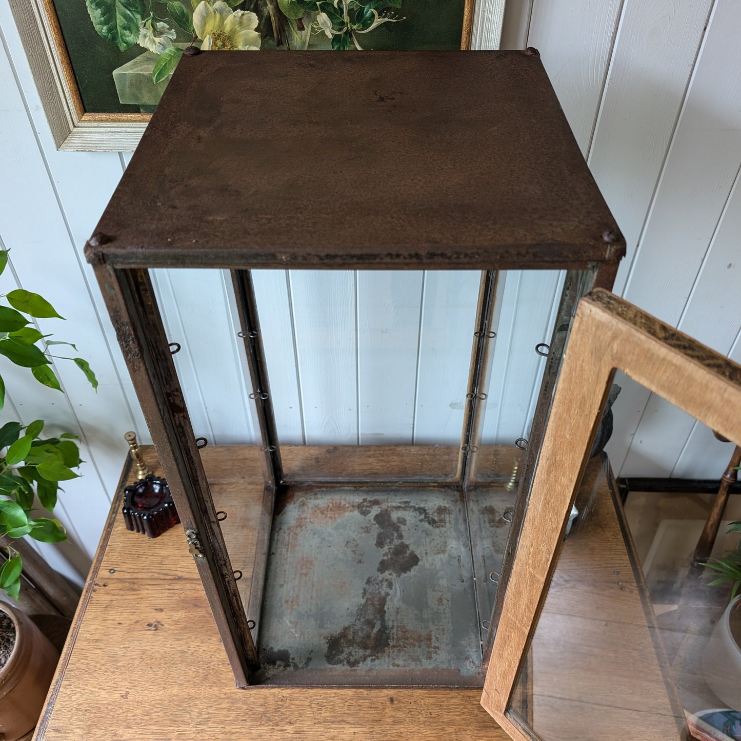 Vintage Industrial Display Case
