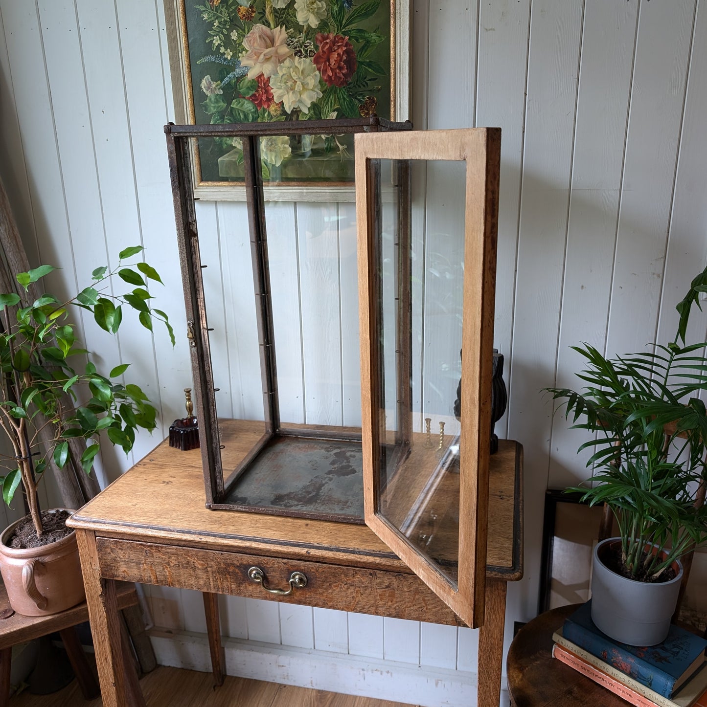 Vintage Industrial Display Case