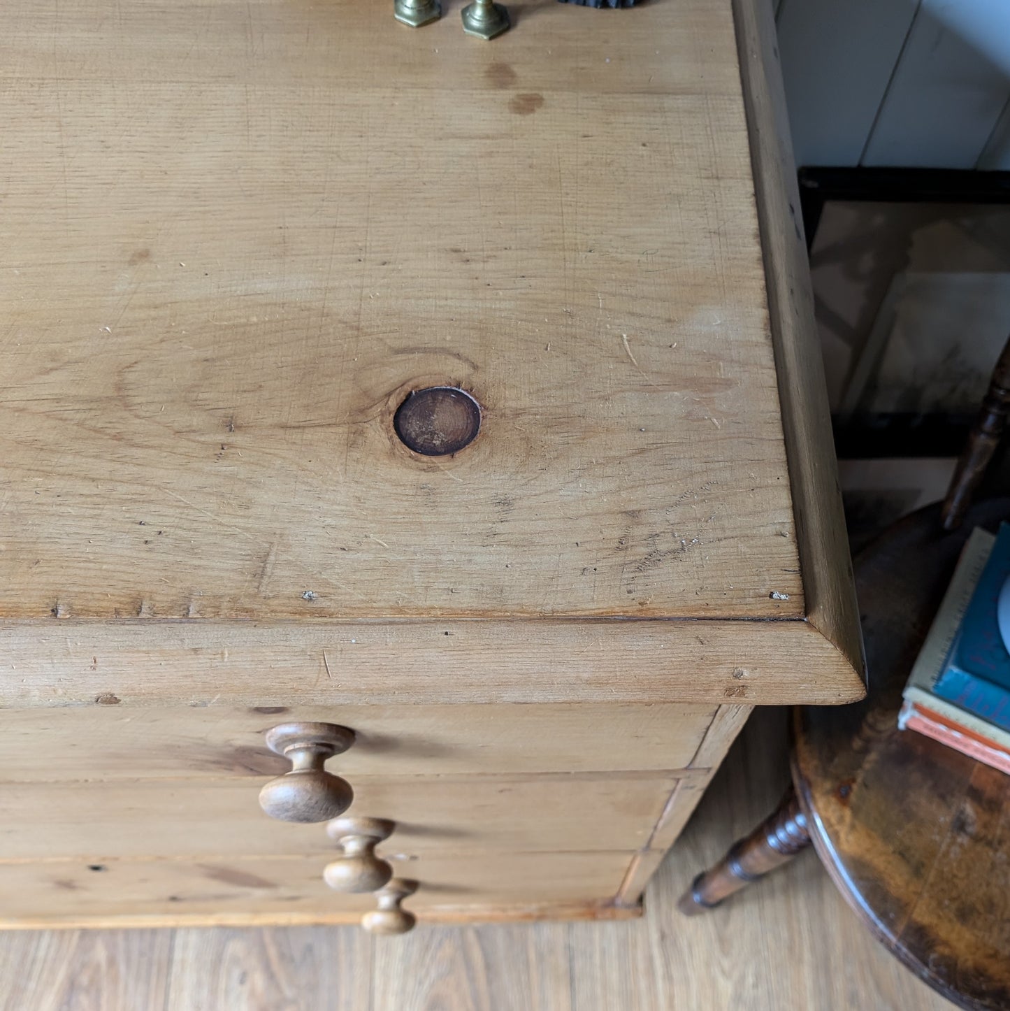 Small Victorian Pine Chest of Drawers