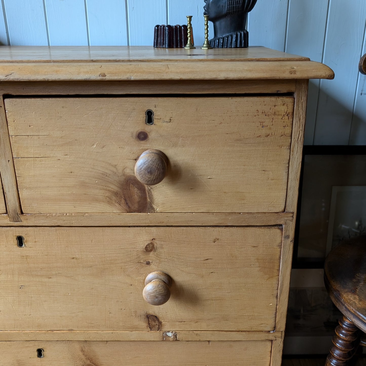Small Victorian Pine Chest of Drawers