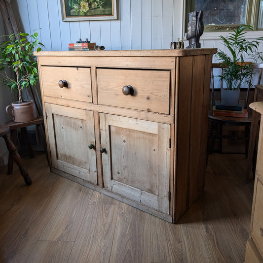 Victorian Pine Cupboard