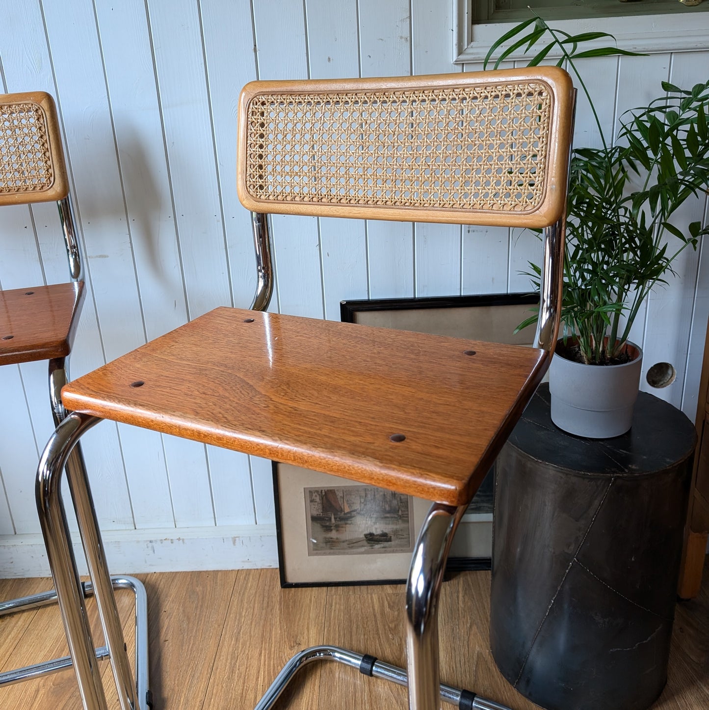 Pair of Mid Century Bar Stools