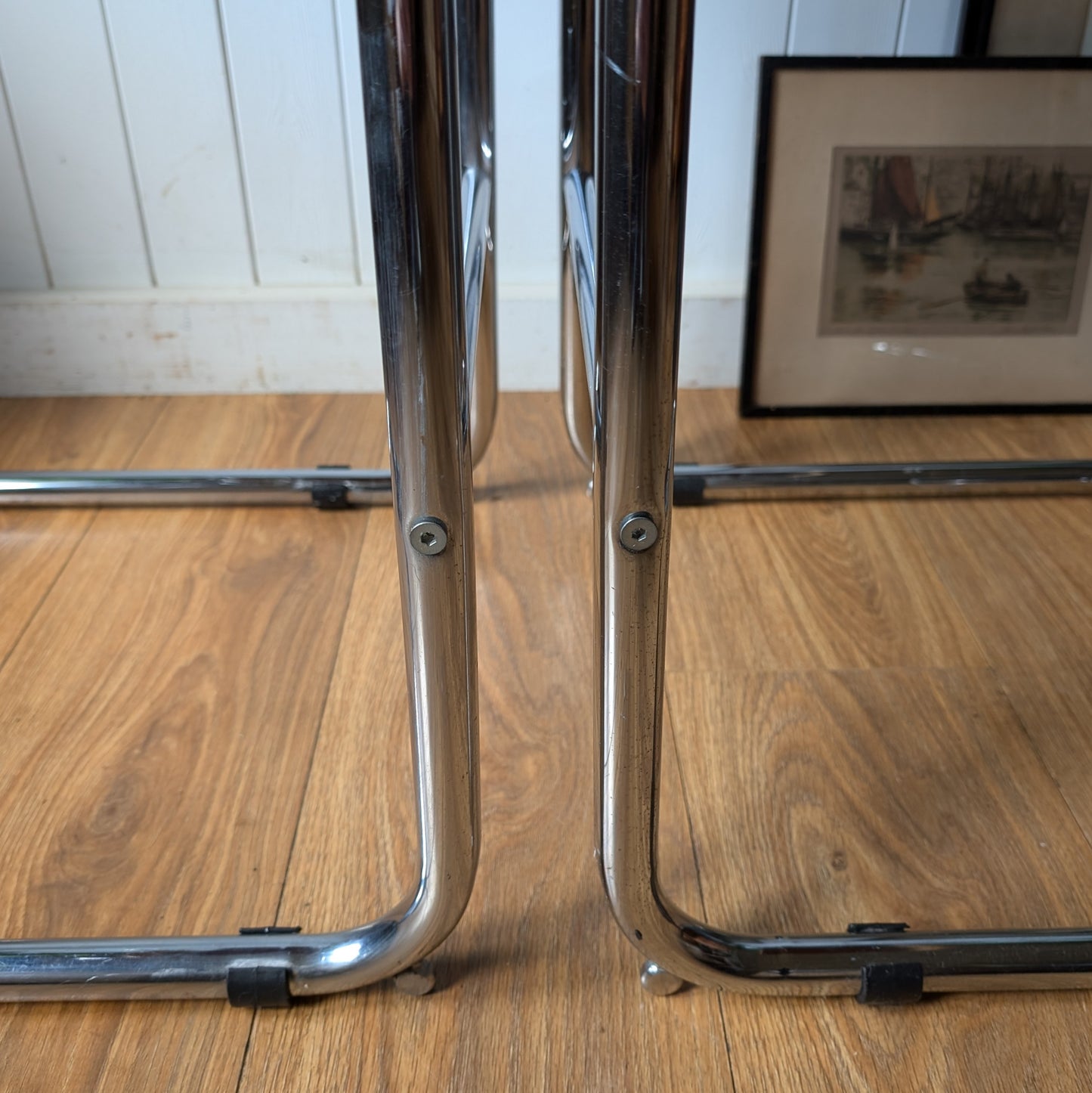 Pair of Mid Century Bar Stools