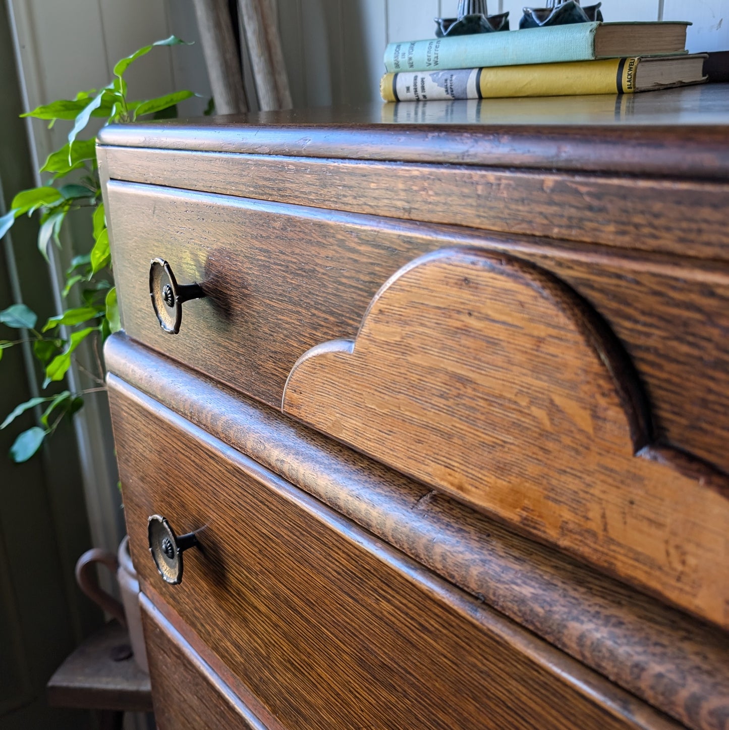 Art Deco Oak Chest of Drawers