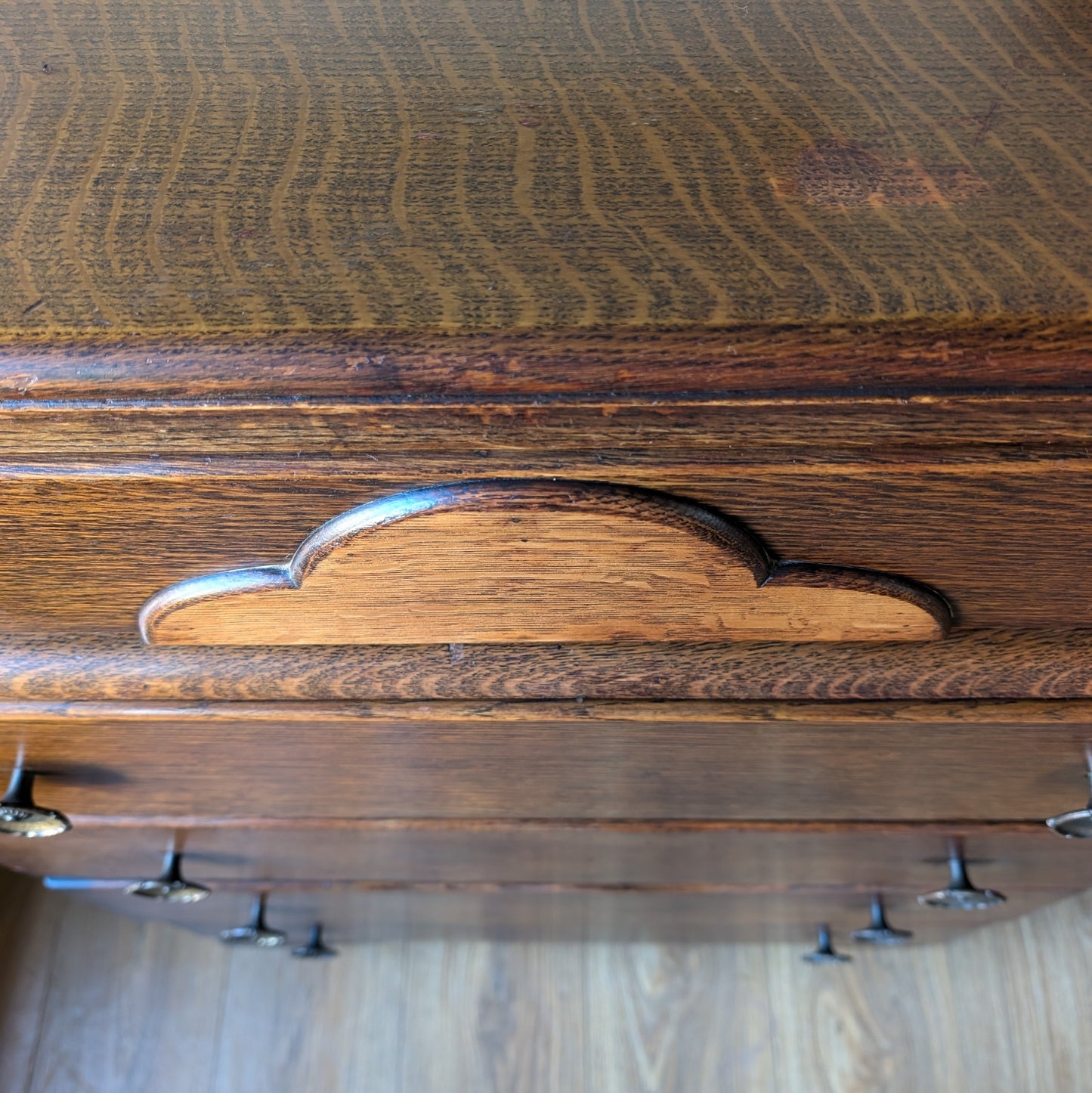 Art Deco Oak Chest of Drawers