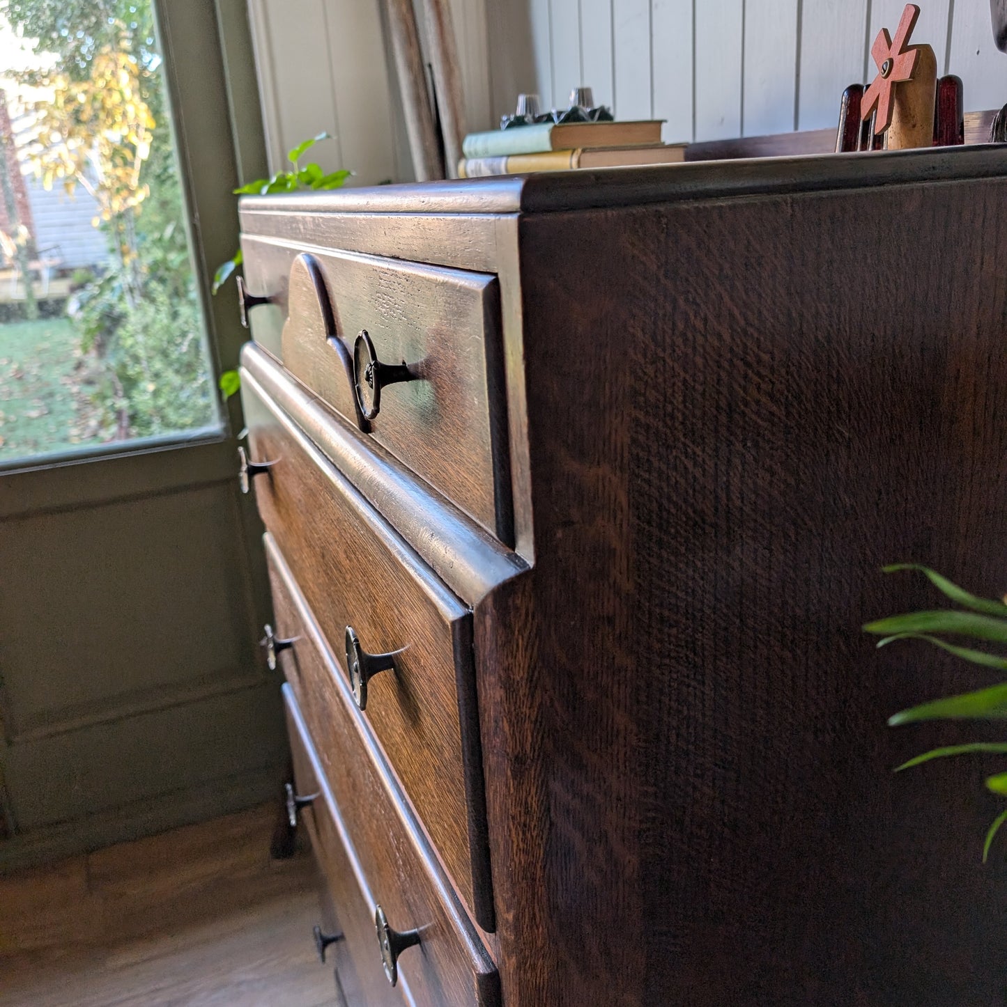 Art Deco Oak Chest of Drawers