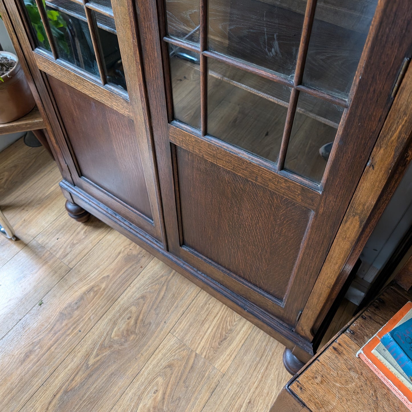 Antique Glazed Bookcase